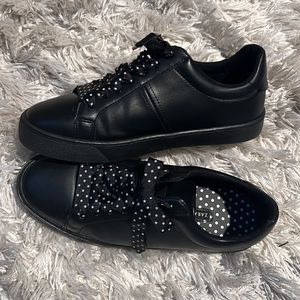 Zara Black and Polka Dot Sneaker